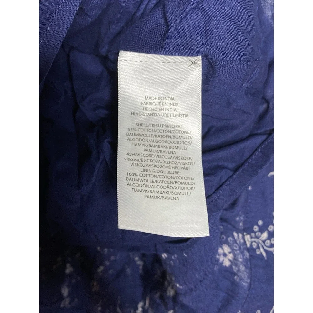 Polo Ralph Lauren Youth‎ Girls Long Sleeve Dress Blue Floral 4